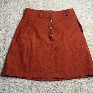 Xs Shein burnt orange pencil skirt